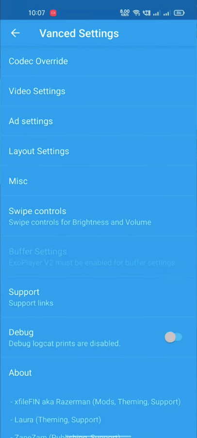 YouTube Blue screenshot 1