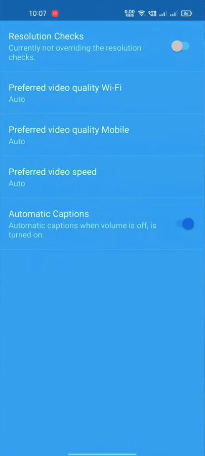 YouTube Blue screenshot 1