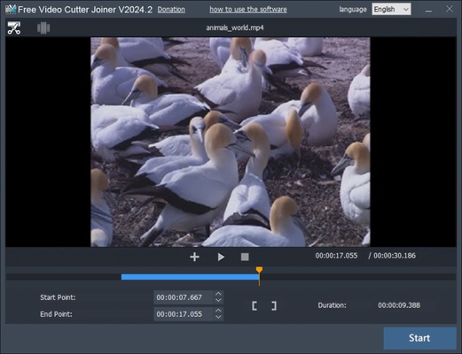 Free Video Cutter Joiner screenshot 1