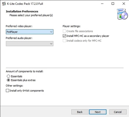 K-Lite Codec Pack (Full) screenshot 1
