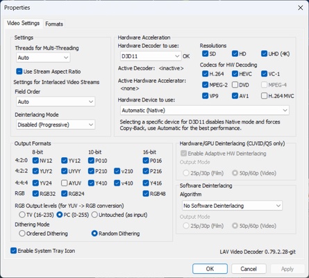 Shark007 Codecs screenshot 1