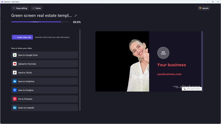 Clipchamp screenshot 1