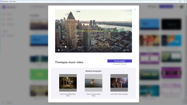 Clipchamp screenshot 1