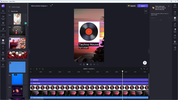 Clipchamp screenshot 1