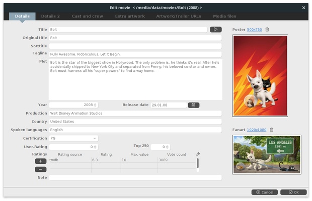 TinyMediaManager screenshot 1