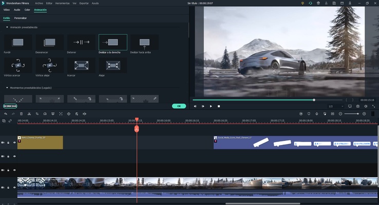 Wondershare Filmora screenshot 1