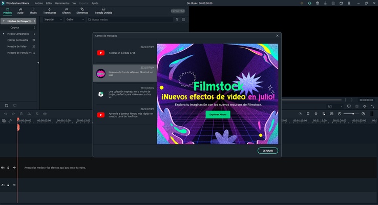Wondershare Filmora screenshot 1