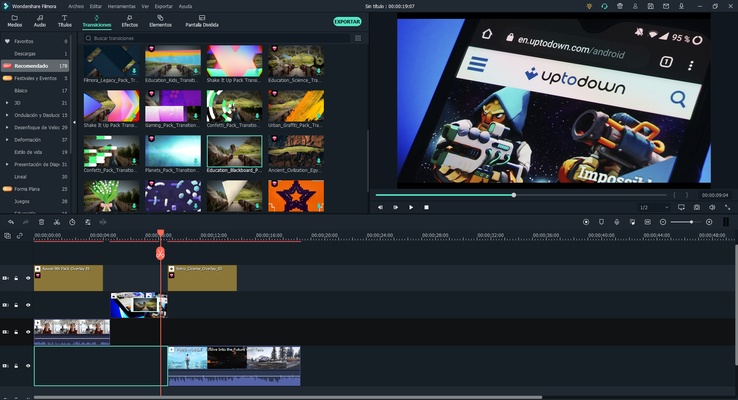 Wondershare Filmora screenshot 1