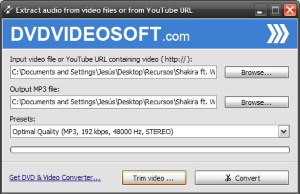 Free Video to MP3 Converter screenshot 1