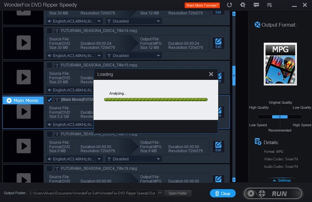 WonderFox DVD Ripper screenshot 1