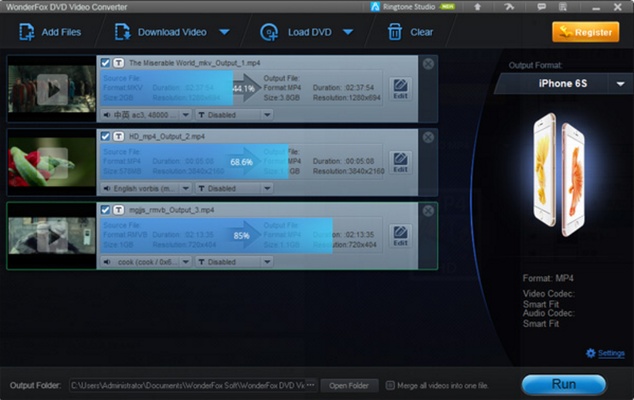 WonderFox DVD Video Converter screenshot 1