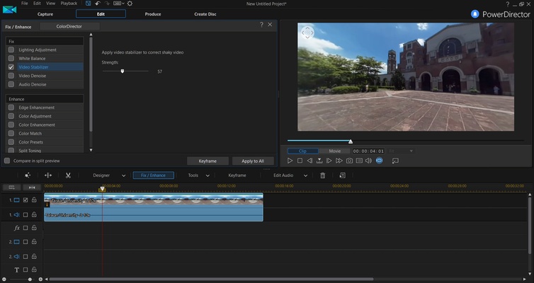 Cyberlink PowerDirector screenshot 1