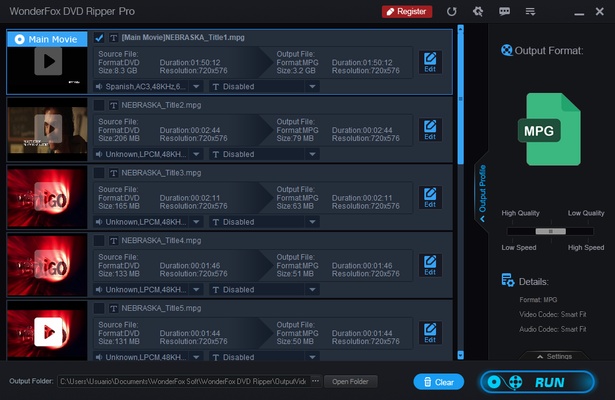 WonderFox DVD Ripper Pro screenshot 1