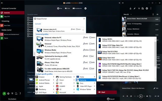 Audials Movie screenshot 1