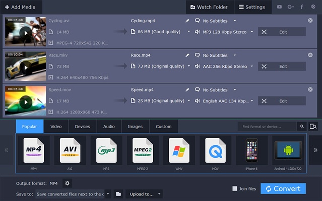 Movavi Video Converter screenshot 1