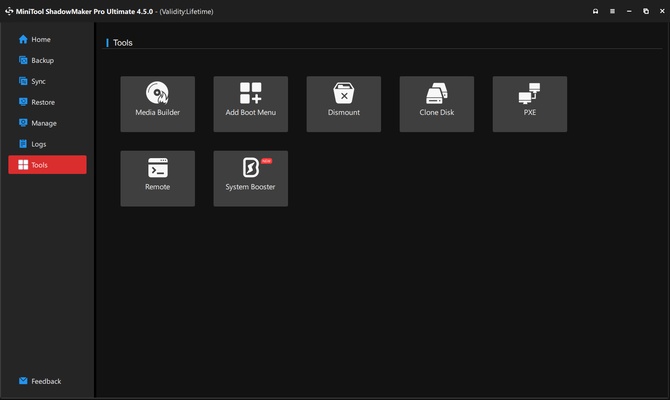 MiniTool ShadowMaker screenshot 1