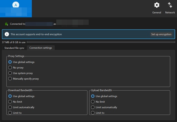 Nextcloud screenshot 1