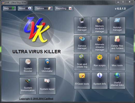 UVK - Ultra Virus Killer screenshot 1