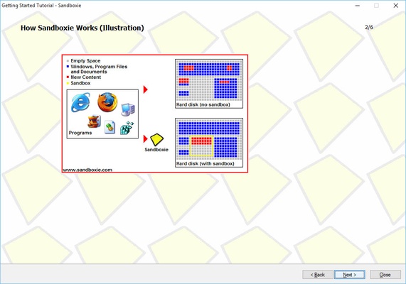 Sandboxie screenshot 1