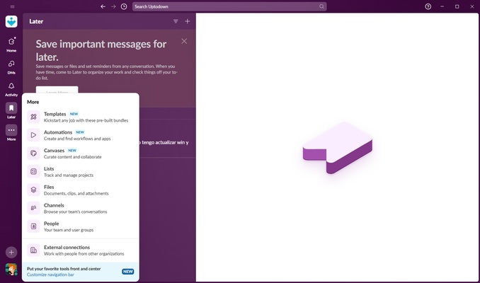 Slack screenshot 1