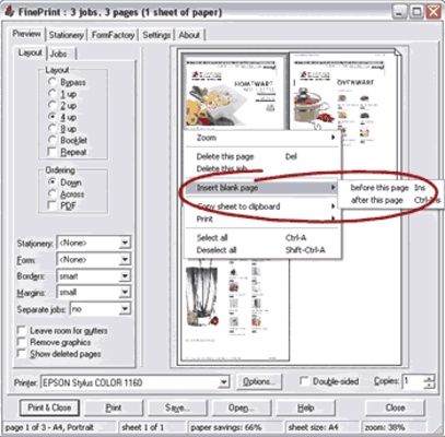 FinePrint screenshot 1