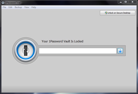 1Password screenshot 1