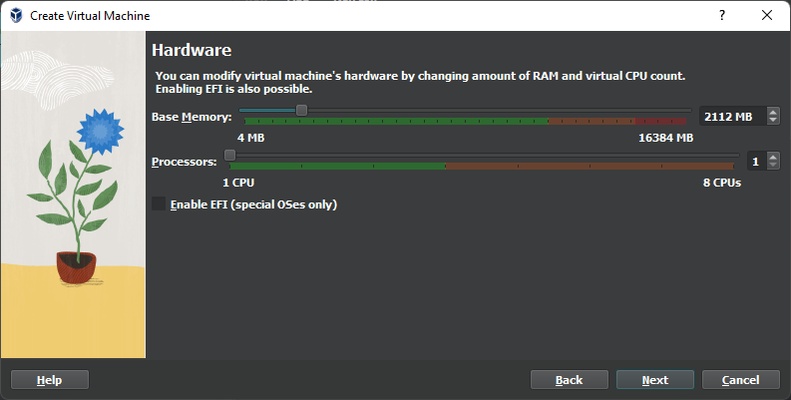 VirtualBox screenshot 1