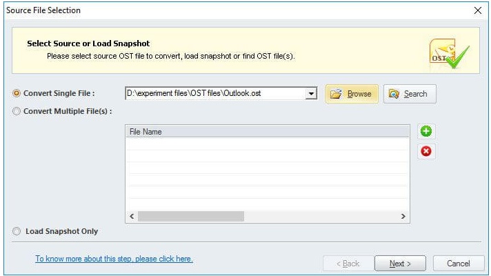 Kernel OST To PST Converter screenshot 1