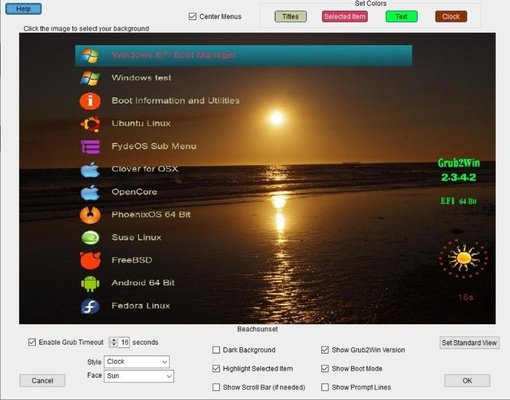 Grub2Win screenshot 1