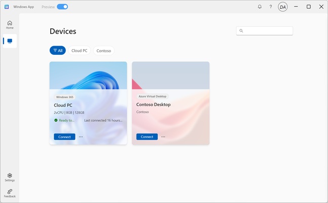 Windows App screenshot 1