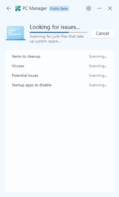 Microsoft PC Manager screenshot 1