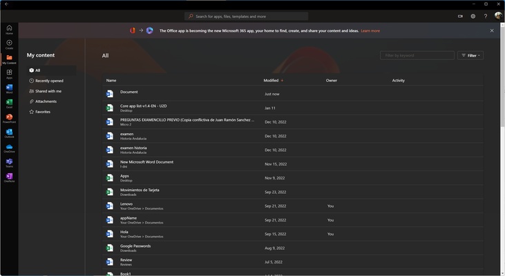 Microsoft 365 (Office) (UWP) screenshot 1