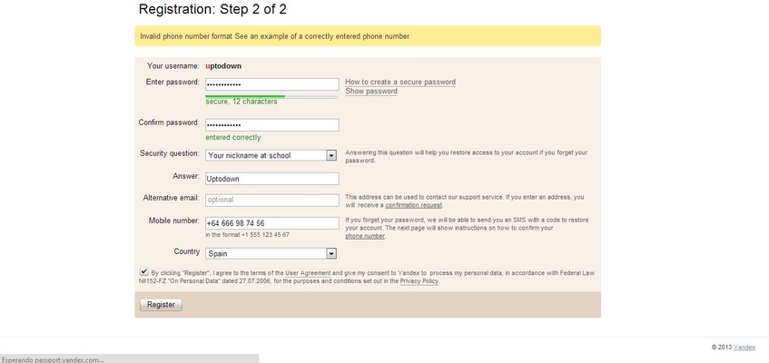 Yandex Disk screenshot 1