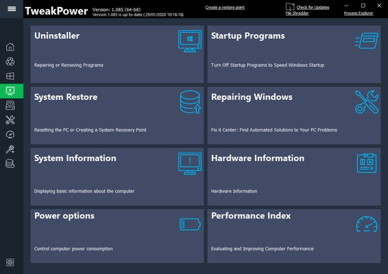 TweakPower screenshot 1
