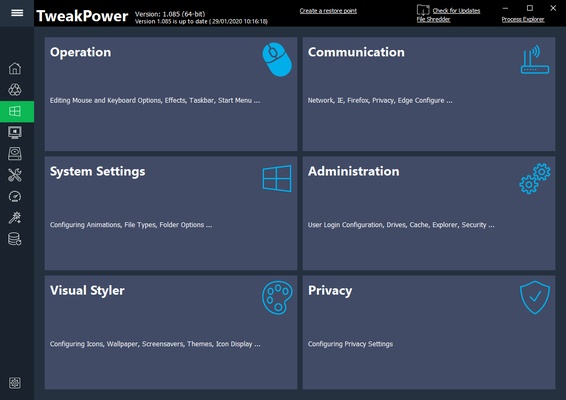 TweakPower screenshot 1
