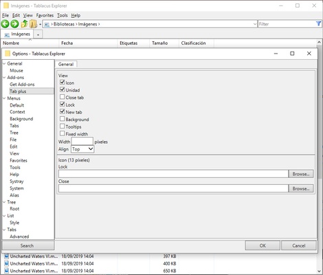 Tablacus Explorer screenshot 1