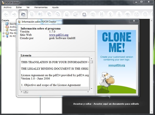 PDF24 Creator screenshot 1