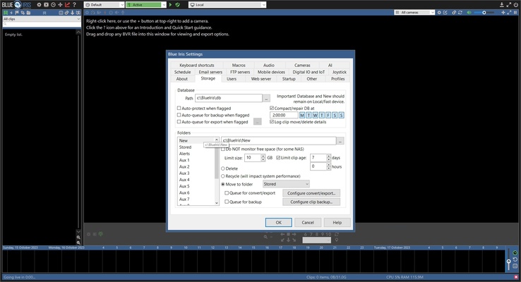 Blue Iris screenshot 1