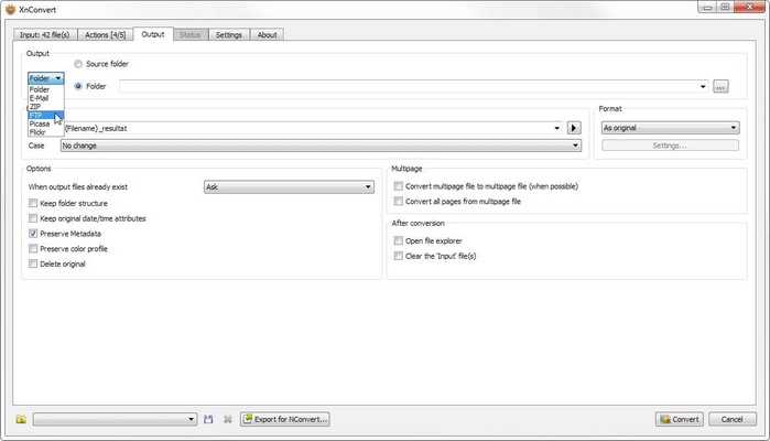 XnConvert screenshot 1