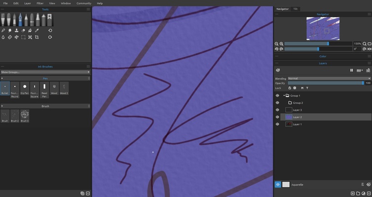 Rebelle screenshot 1