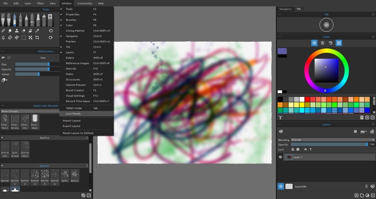 Rebelle screenshot 1