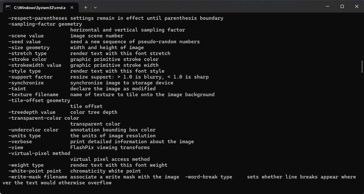 ImageMagick screenshot 1
