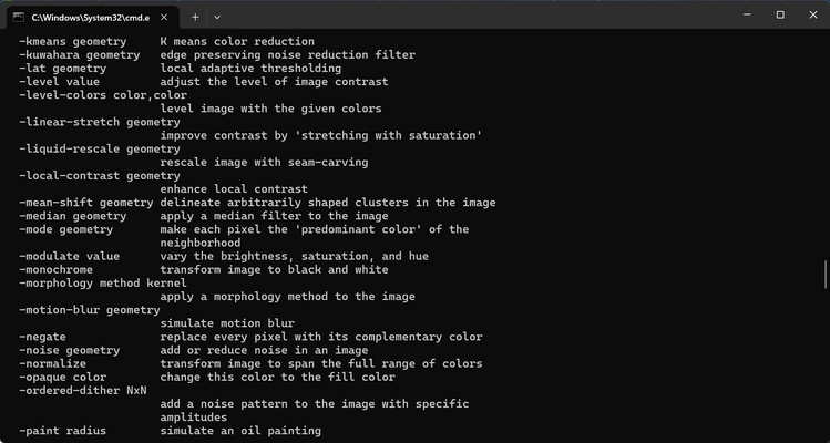 ImageMagick screenshot 1