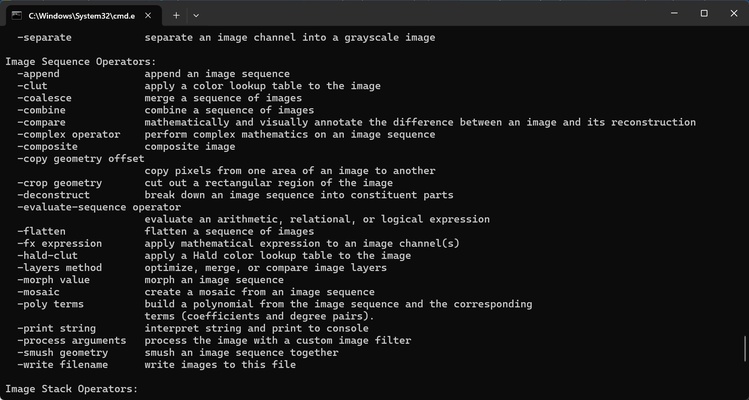ImageMagick screenshot 1