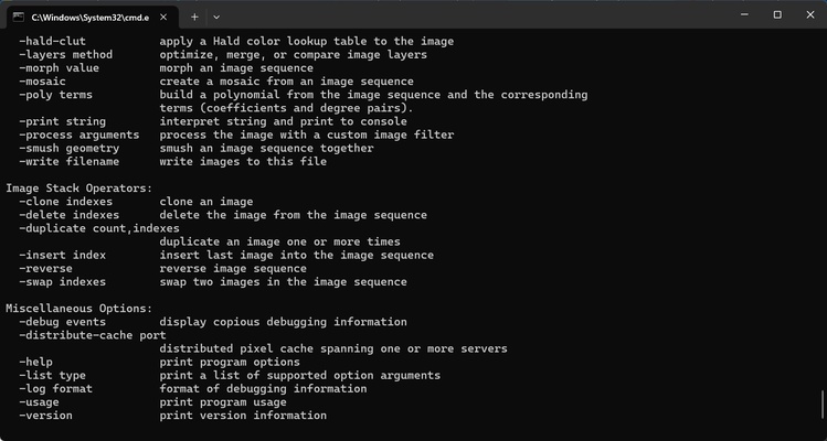 ImageMagick screenshot 1