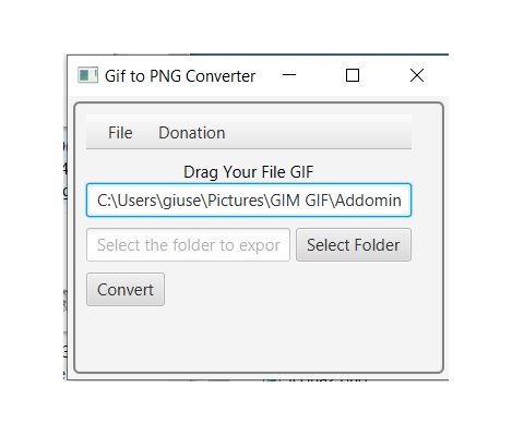 Sample Gif to PNG Converter screenshot 1