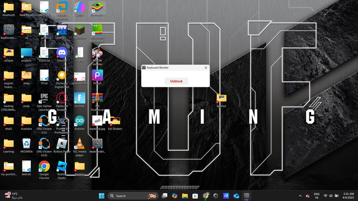Keyboard Blocker screenshot 1