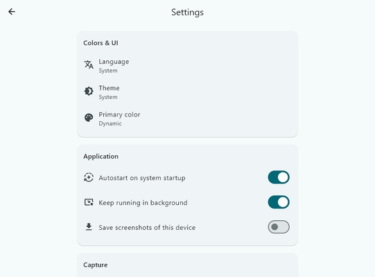 Screenshot Remote screenshot 1