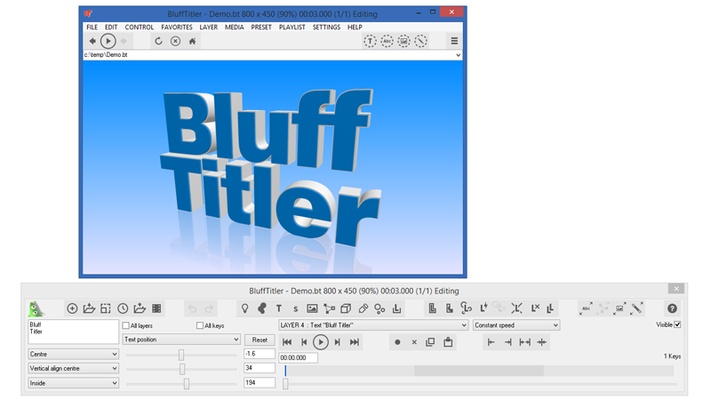 BluffTitler screenshot 1