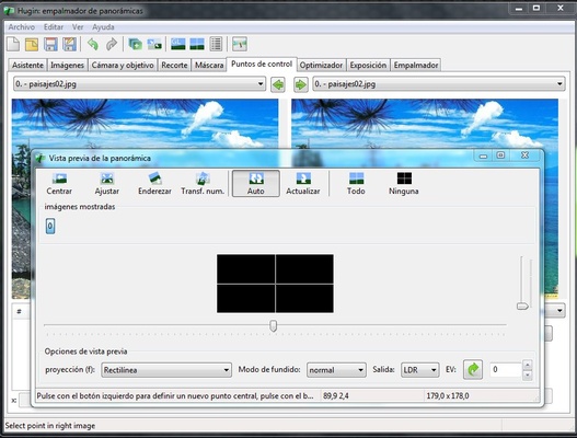Hugin screenshot 1